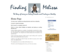 Tablet Screenshot of findingmelissa.co.uk